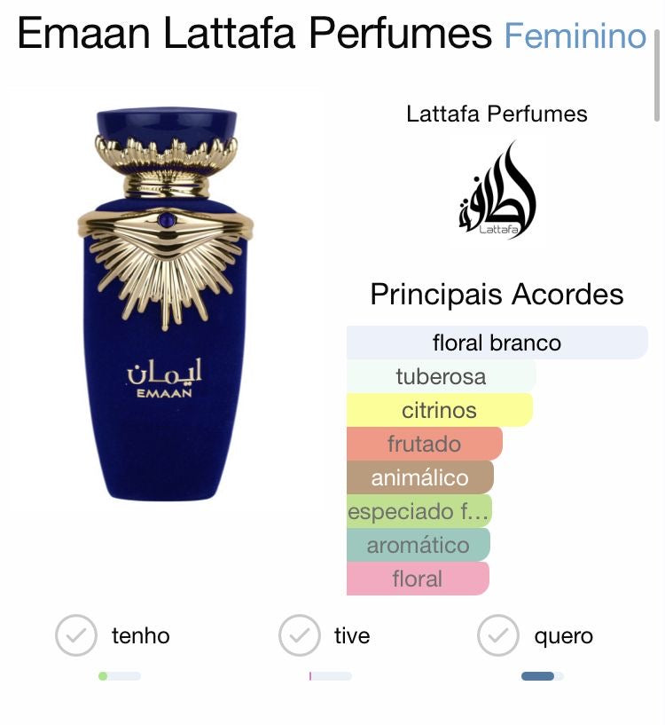 LATTAFA EMAAN UNISEX 3.4 OZ. EDP SP